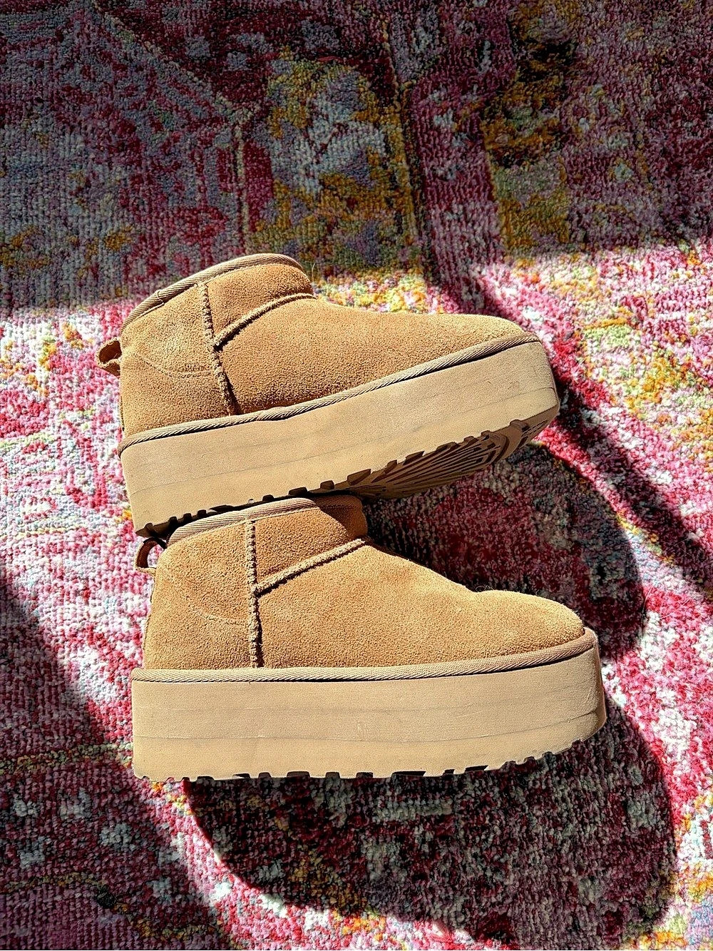 UGG Classic Ultra Mini Platform Boots Brown US 6